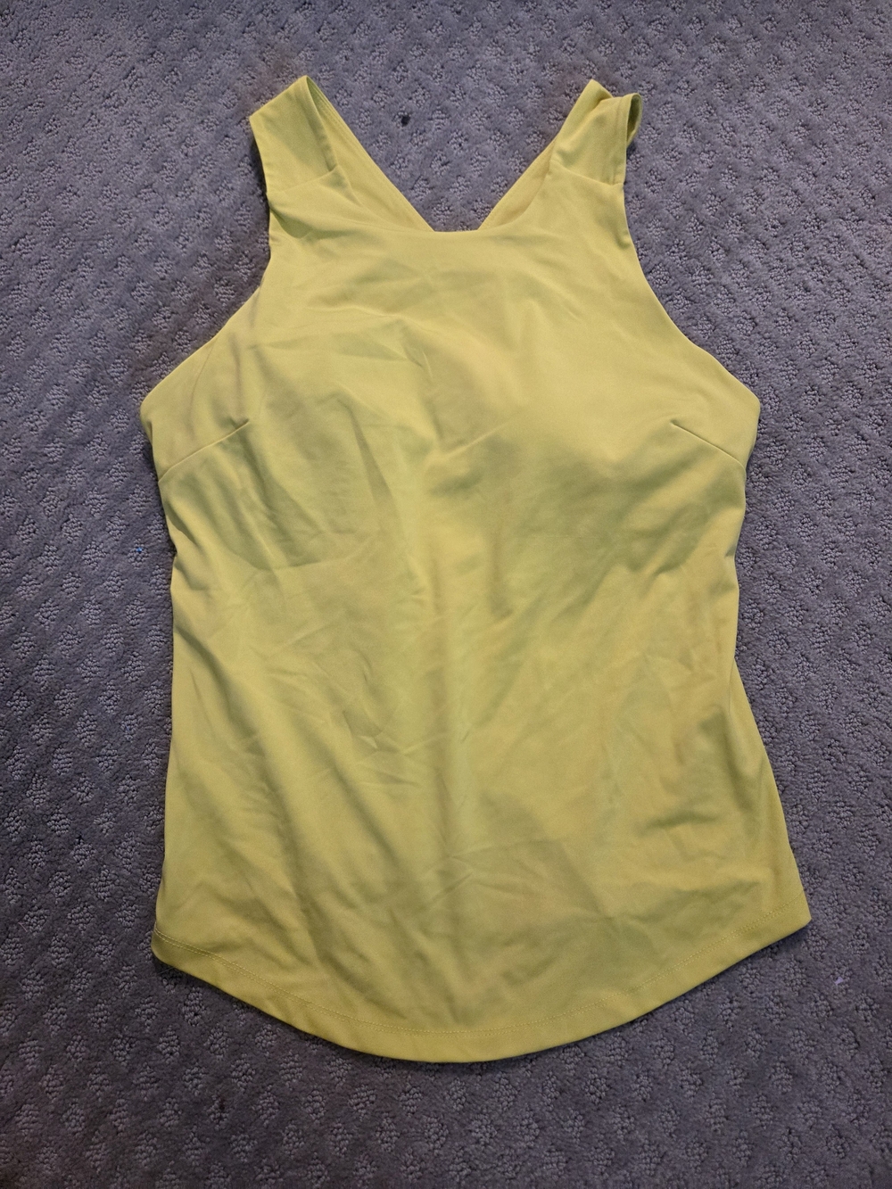 Spyder Bright Yellow Racerback Tank Top
